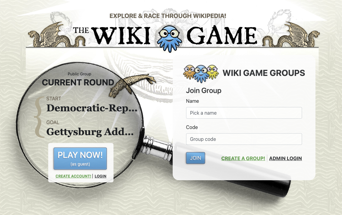 The Wiki Game